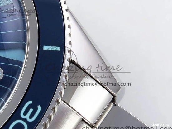 0308 Seamaster 300 Heritage VSF 1:1 Best Edition Blue Dial on SS Bracelet A8912 Super Clone Packable 7716